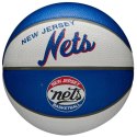 Piłka Wilson NBA Team Retro Brooklyn Nets Mini Ball WTB3200XBBRO 3 Piłka Wilson NBA Team Retro Brooklyn Nets Mini Ball WTB3200XBBRO 3
