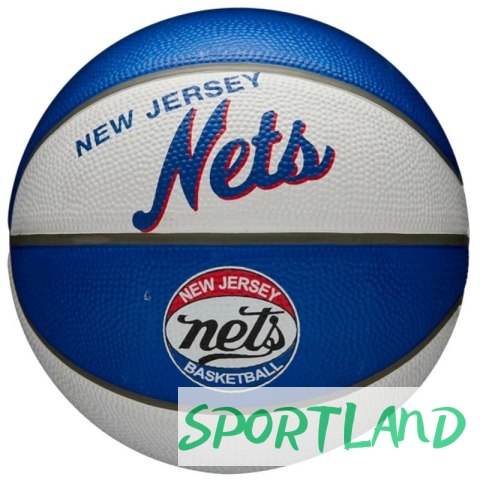 Piłka Wilson NBA Team Retro Brooklyn Nets Mini Ball WTB3200XBBRO 3 Piłka Wilson NBA Team Retro Brooklyn Nets Mini Ball WTB3200XBBRO 3