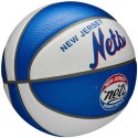 Piłka Wilson NBA Team Retro Brooklyn Nets Mini Ball WTB3200XBBRO 3 Piłka Wilson NBA Team Retro Brooklyn Nets Mini Ball WTB3200XBBRO 3
