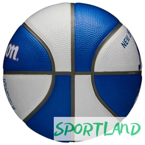 Piłka Wilson NBA Team Retro Brooklyn Nets Mini Ball WTB3200XBBRO 3 Piłka Wilson NBA Team Retro Brooklyn Nets Mini Ball WTB3200XBBRO 3