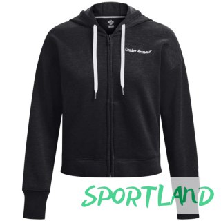 Bluza Under Armour Essential Fleece Script FZ Hoodie W 1374106-001 M