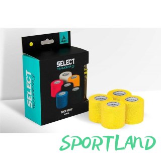 Taśma do getr Select 4/pack 5 cm x 4,5 m T26-17708 Żółty