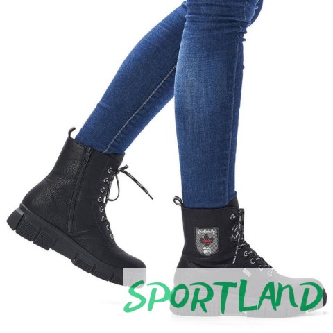 Wodoodporne komfortowe botki Rieker W RKR557 38 Wodoodporne komfortowe botki Rieker W RKR557 38