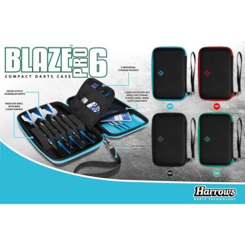 Pokrowiec na rzutki Harrows Blaze Pro 6 Case BLAZEPRO6 N/A Pokrowiec na rzutki Harrows Blaze Pro 6 Case BLAZEPRO6 N/A