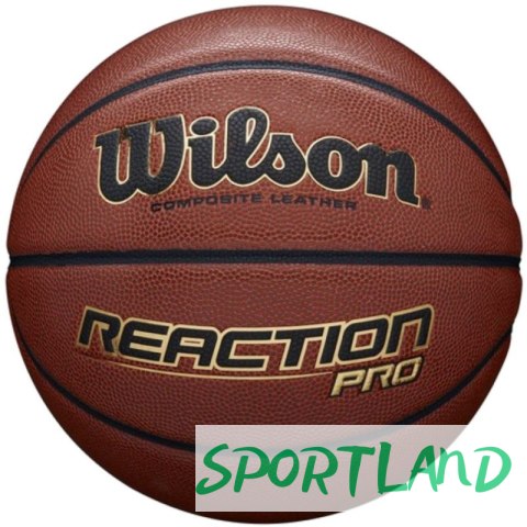 Piłka do koszykówki Wilson Reaction Pro 295 Ball WTB10137XB 7 Piłka do koszykówki Wilson Reaction Pro 295 Ball WTB10137XB 7