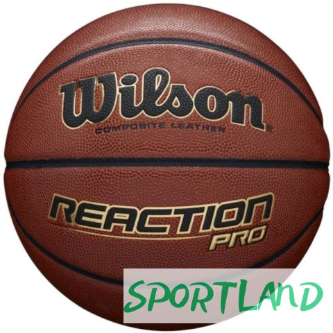 Piłka do koszykówki Wilson Reaction Pro 295 Ball WTB10137XB 7 Piłka do koszykówki Wilson Reaction Pro 295 Ball WTB10137XB 7