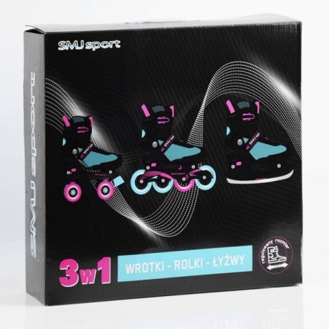 Rolki SMJ sport 3w1 Jr BS-616TP 27-30 Rolki SMJ sport 3w1 Jr BS-616TP 27-30