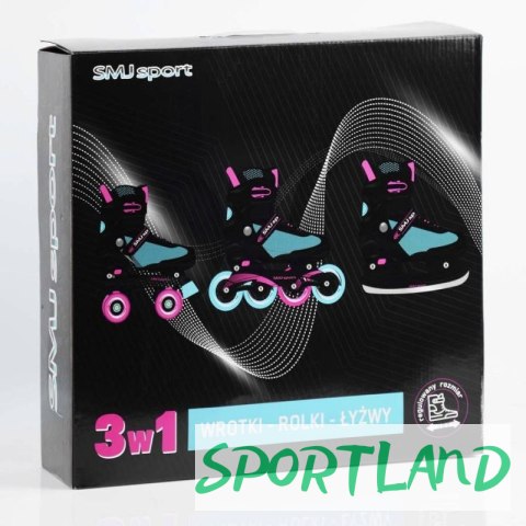 Rolki SMJ sport 3w1 Jr BS-616TP 39-42 Rolki SMJ sport 3w1 Jr BS-616TP 39-42