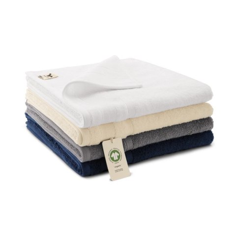 Ręcznik duży unisex Organic (GOTS) (biały) 70 x 140 cm