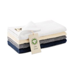 Ręcznik mały unisex Organic (GOTS) (granatowy) 30 x 50 cm