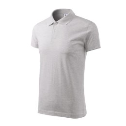 Koszulka polo Malfini Single J. M MLI-20203 jasnoszary melanż 2XL