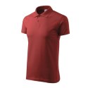 Koszulka polo Malfini Single J. M MLI-20213 bordowy XL