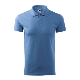 Koszulka polo Malfini Single J. M MLI-20215 błękitny L