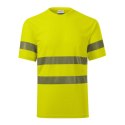 Koszulka Rimeck HV Dry M MLI-1V897 fluorescencyjny żółty L