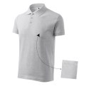 Koszulka polo Malfini Cotton M MLI-21203 jasnoszary melanż 2XL