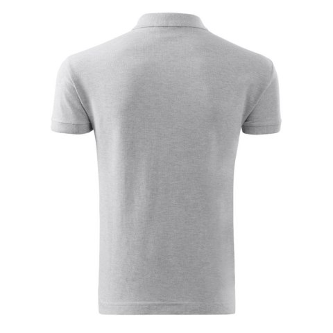 Koszulka polo Malfini Cotton M MLI-21203 jasnoszary melanż 2XL Koszulka polo Malfini Cotton M MLI-21203 jasnoszary melanż 2XL