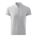 Koszulka polo Malfini Cotton M MLI-21203 jasnoszary melanż 2XL