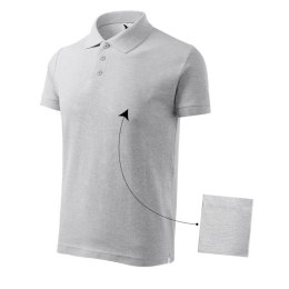 Koszulka polo Malfini Cotton M MLI-21203 jasnoszary melanż 3XL