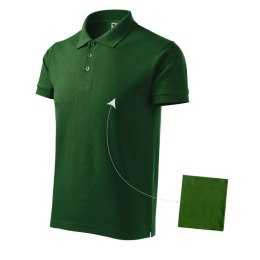 Koszulka polo Malfini Cotton M MLI-21206 zieleń butelkowa M