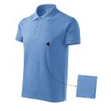 Koszulka polo Malfini Cotton M MLI-21215 błękitny L