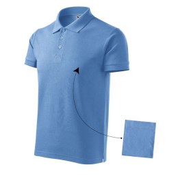 Koszulka polo Malfini Cotton M MLI-21215 błękitny L