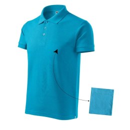 Koszulka polo Malfini Cotton M MLI-21244 turkus 3XL