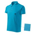 Koszulka polo Malfini Cotton M MLI-21244 turkus M