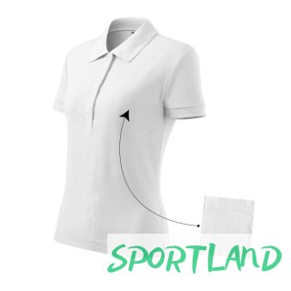 Koszulka polo Malfini Cotton W MLI-21300 biały 2XL