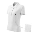 Koszulka polo Malfini Cotton W MLI-21300 biały XS