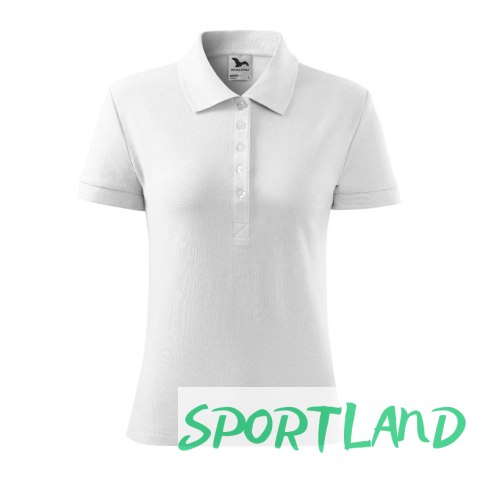 Koszulka polo Malfini Cotton W MLI-21300 biały S