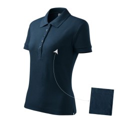 Koszulka polo Malfini Cotton W MLI-21302 granatowy 2XL