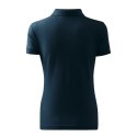 Koszulka polo Malfini Cotton W MLI-21302 granatowy 2XL