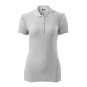 Koszulka polo Malfini Cotton W MLI-21303 jasnoszary melanż M