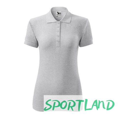Koszulka polo Malfini Cotton W MLI-21303 jasnoszary melanż M Koszulka polo Malfini Cotton W MLI-21303 jasnoszary melanż M