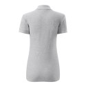 Koszulka polo Malfini Cotton W MLI-21303 jasnoszary melanż XS