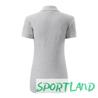 Koszulka polo Malfini Cotton W MLI-21303 jasnoszary melanż XS