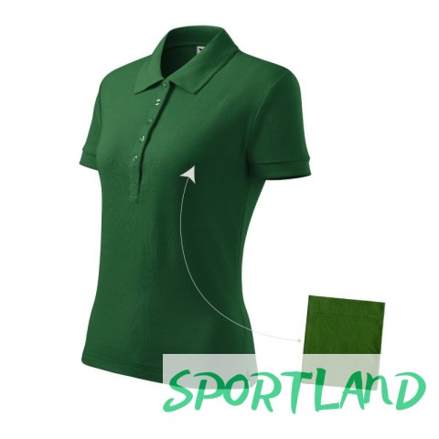 Koszulka polo Malfini Cotton W MLI-21306 zieleń butelkowa 2XL Koszulka polo Malfini Cotton W MLI-21306 zieleń butelkowa 2XL