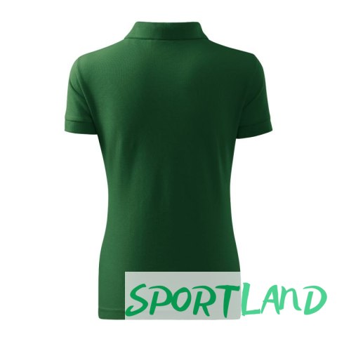 Koszulka polo Malfini Cotton W MLI-21306 zieleń butelkowa 2XL Koszulka polo Malfini Cotton W MLI-21306 zieleń butelkowa 2XL