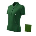 Koszulka polo Malfini Cotton W MLI-21306 zieleń butelkowa M
