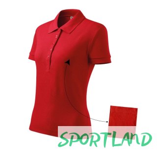 Koszulka polo Malfini Cotton W MLI-21307 czerwony L