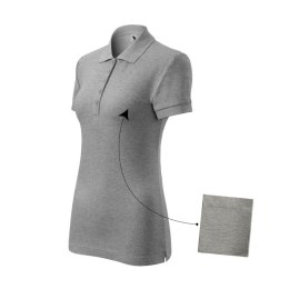 Koszulka polo Malfini Cotton W MLI-21312 ciemnoszary melanż XL