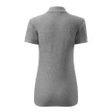 Koszulka polo Malfini Cotton W MLI-21312 ciemnoszary melanż M