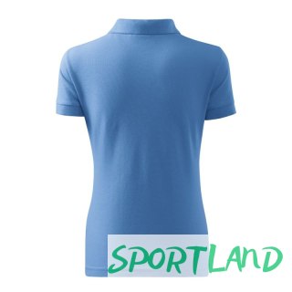 Koszulka polo Malfini Cotton W MLI-21315 błękitny M