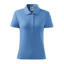 Koszulka polo Malfini Cotton W MLI-21315 błękitny M