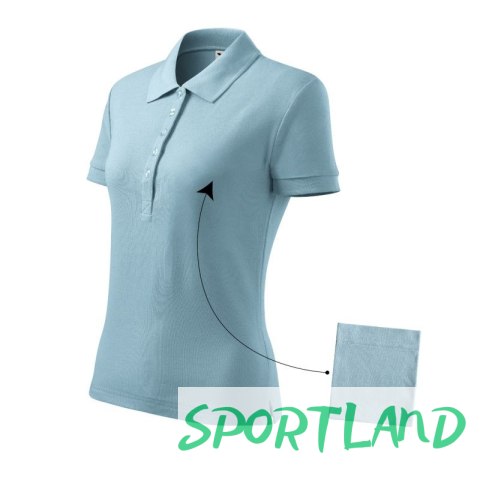 Koszulka polo Malfini Cotton W MLI-21315 błękitny M Koszulka polo Malfini Cotton W MLI-21315 błękitny M