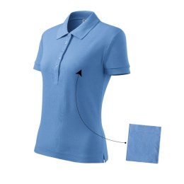 Koszulka polo Malfini Cotton W MLI-21315 błękitny XS
