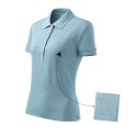 Koszulka polo Malfini Cotton W MLI-21315 błękitny XS