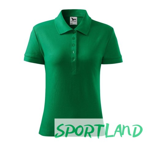 Koszulka polo Malfini Cotton W MLI-21316 zieleń trawy M