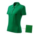 Koszulka polo Malfini Cotton W MLI-21316 zieleń trawy XS