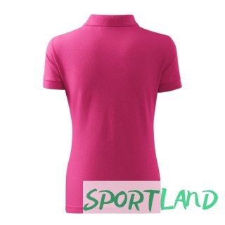Koszulka polo Malfini Cotton W MLI-21340 czerwień purpurowa 2XL